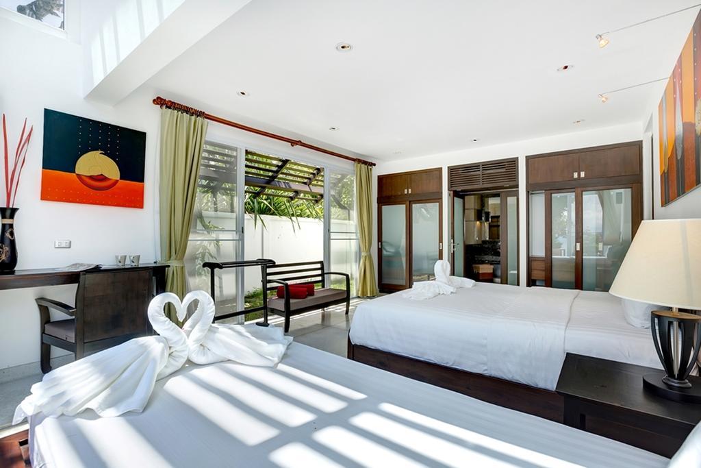 Emerald Sands - Beach Front 4 Bed Pool Villa サムイ島 部屋 写真
