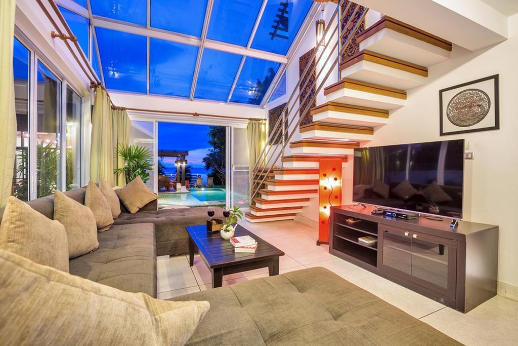 Emerald Sands - Beach Front 4 Bed Pool Villa サムイ島 部屋 写真